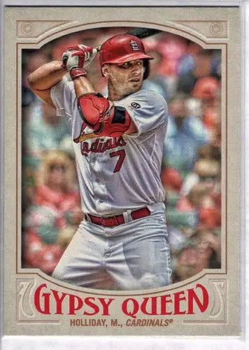 2016 Topps Gypsy Queen Matt Holliday baseball card Cardinals NM-MT product ID 4566