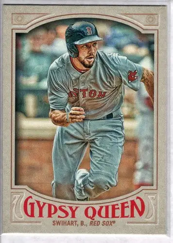 Original gloss baseball card from Topps Gypsy Queen featuring Blake Swihart for Red Sox