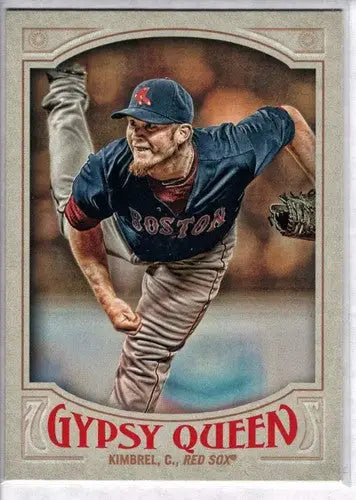 Original gloss baseball card from Topps Gypsy Queen featuring Craig Kimbrel near mint status