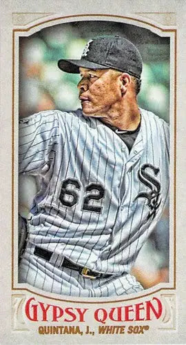 Baseball card of Jose Quintana from 2016 Topps Gypsy Queen Mini series