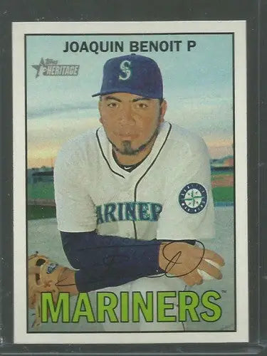 2016 Topps Heritage #119 Joaquin Benoit NM-MT Mariners - Baseball Card Single