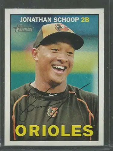 2016 Topps Heritage #137 Jonathan Schoop NM-MT Orioles - Baseball Card Single