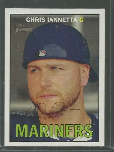 2016 Topps Heritage #222 Chris Iannetta NM-MT Mariners - Baseball Card Single