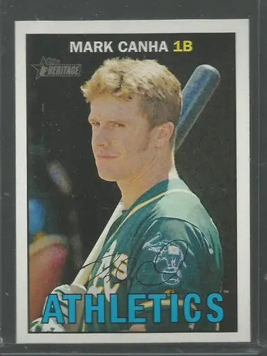 2016 Topps Heritage #287 Mark Canha NM-MT Athletics ID:19333 - Baseball Card Single