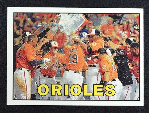 2016 Topps Heritage #341 Baltimore Orioles NM-MT - Baseball Card Single
