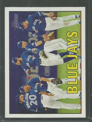 2016 Topps Heritage #345 Toronto Blue Jays NM-MT - Baseball Card Single