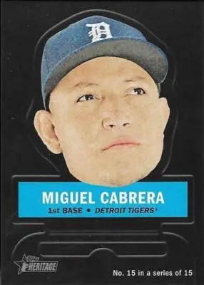 2016 Topps Heritage 67 Stand-Ups #67TSU-MC Miguel Cabrera NM-MT Tigers ID:58430 - Baseball Card Single