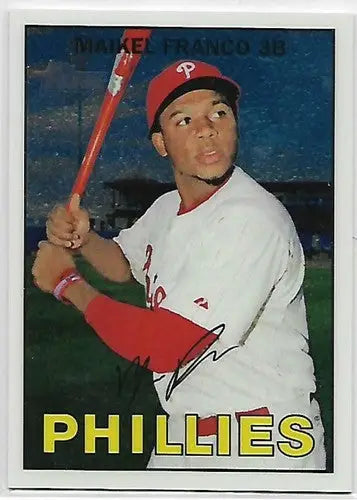 2016 Topps Heritage Chrome #473 Maikel Franco NM-MT 270/999 Phillies - Baseball Card Single