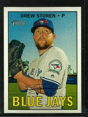 2016 Topps Heritage High Number #576 Drew Storen NM-MT Blue Jays - Baseball Card Single