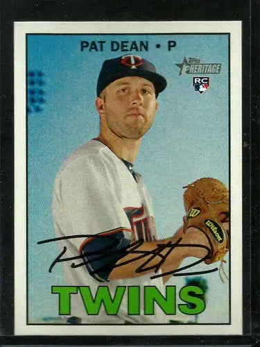 2016 Topps Heritage High Number #645 Pat Dean NM-MT RC Rookie Twins - Baseball Card Single