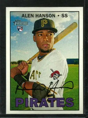 2016 Topps Heritage High Number #651 Alen Hanson NM-MT RC Rookie Pirates - Baseball Card Single