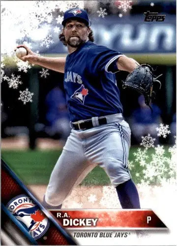 2016 Topps Holiday #HMW108 R.A. Dickey NM-MT Blue Jays ID:2668 - Baseball Card Single