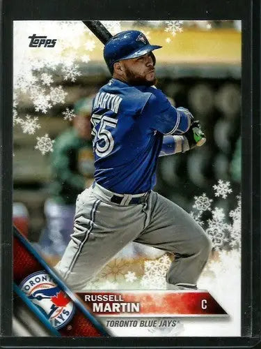 2016 Topps Holiday #HMW109 Russell Martin NM-MT Blue Jays ID:2669 - Baseball Card Single