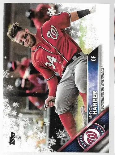 2016 Topps Holiday #HMW110 Bryce Harper NM-MT Nationals - Baseball Card Single