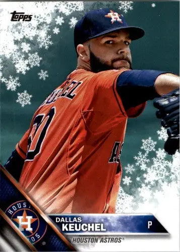 2016 Topps Holiday #HMW12 Dallas Keuchel NM-MT Astros - Baseball Card Single
