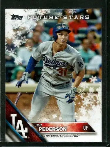 2016 Topps Holiday #HMW122 Joc Pederson NM-MT Dodgers Future Star - Baseball Card Single