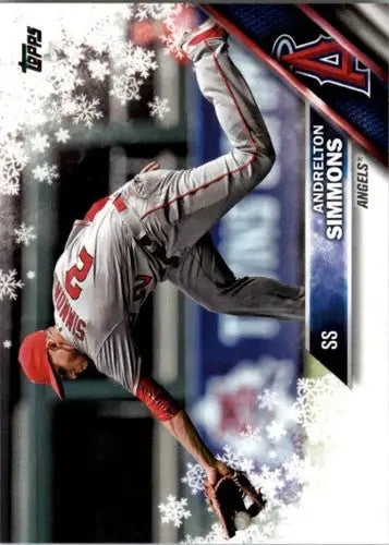 2016 Topps Holiday #HMW14 Andrelton Simmons NM-MT Angels - Baseball Card Single
