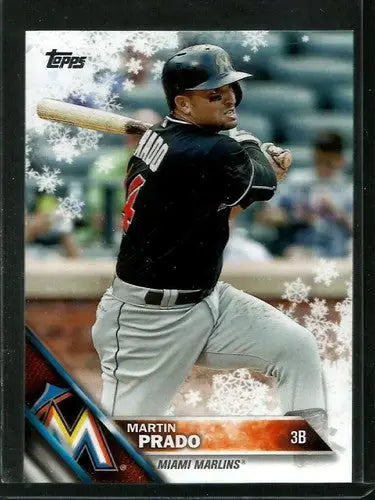 2016 Topps Holiday #HMW174 Martin Prado NM-MT Marlins ID:2733 - Baseball Card Single