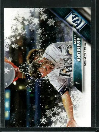 2016 Topps Holiday #HMW21 Matt Andriese NM-MT Rays - Baseball Card Single