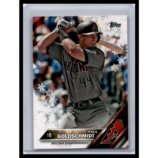 2016 Topps Holiday #HMW3 Paul Goldschmidt NM-MT Arizona Diamondbacks Baseball Card - Baseball Card Single