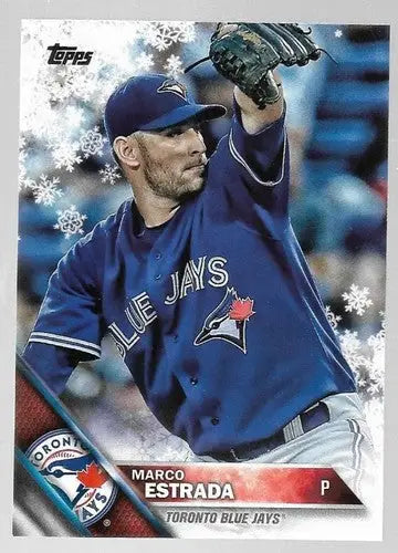 2016 Topps Holiday #HMW66 Marco Estrada NM-MT Blue Jays - Baseball Card Single