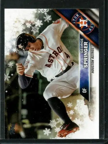 2016 Topps Holiday #HMW7 George Springer NM-MT Astros - Baseball Card Single