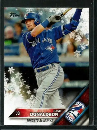 2016 Topps Holiday #HMW80 Josh Donaldson NM-MT Blue Jays - Baseball Card Single