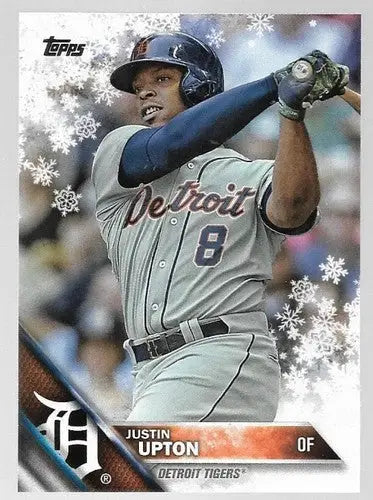2016 Topps Holiday #HMW9 Justin Upton NM-MT Tigers - Baseball Card Single