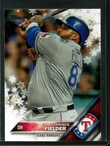 2016 Topps Holiday #HMW91 Prince Fielder NM-MT Rangers - Baseball Card Single