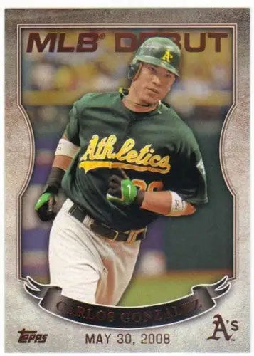 2016 Topps MLB Debut #MLBD2-35 Carlos Gonzalez NM-MT Athletics ID:9835 - Baseball Card Single