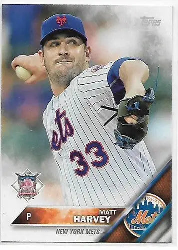 2016 Topps National League Standouts #NL-15 Matt Harvey NM-MT Mets - Baseball Card Single