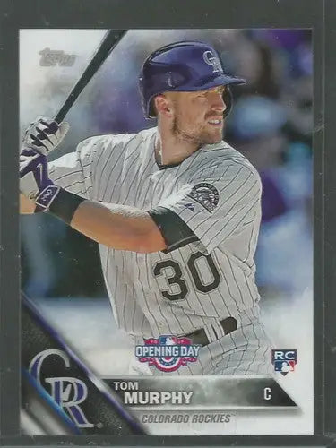 Tom Murphy baseball card from 2016 Topps Opening Day Rockies collection