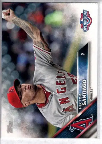 2016 Topps Opening Day #193 Hector Santiago NM-MT Angels ID:1482 - Baseball Card Single