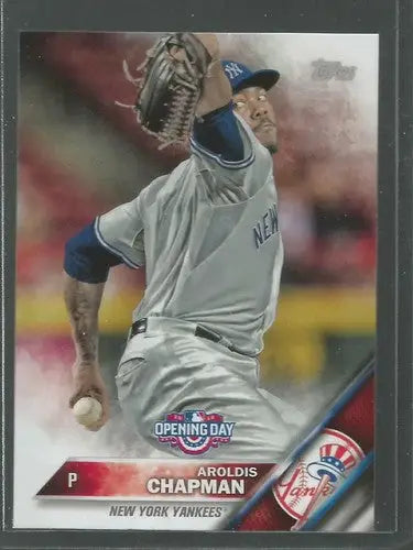 2016 Topps Opening Day #197 Aroldis Chapman NM-MT Yankees ID:1484 - Baseball Card Single