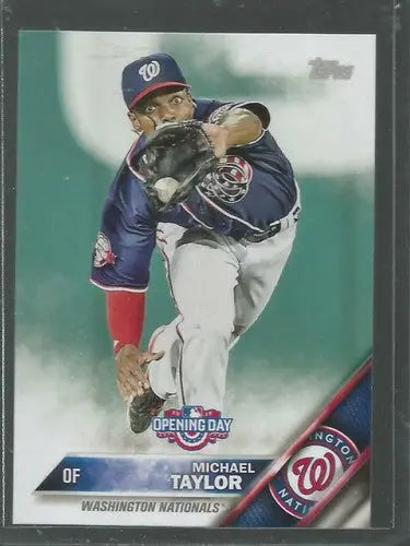 2016 Topps Opening Day #40 Michael Taylor NM-MT Nationals - Baseball Card Single