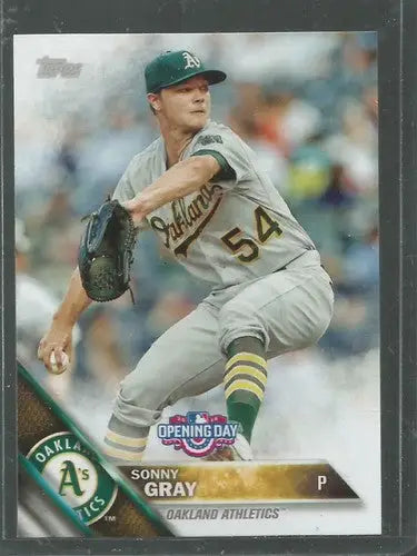 2016 Topps Opening Day #66 Sonny Gray NM-MT Athletics - Baseball Card Single