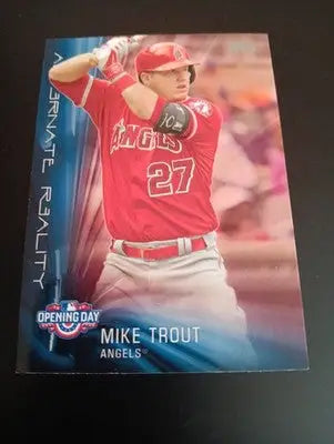 2016 Topps Opening Day - Alternate Reality Mike Trout #AR-8. CA Angels. NRMT+