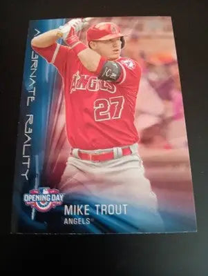 2016 Topps Opening Day - Alternate Reality Mike Trout #AR-8. CA Angels. NRMT+