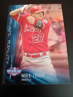 2016 Topps Opening Day - Alternate Reality Mike Trout #AR-8. CA Angels. NRMT+