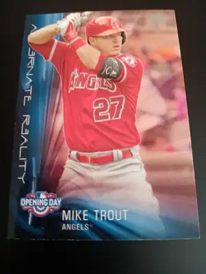 2016 Topps Opening Day - Alternate Reality Mike Trout #AR-8. CA Angels. NRMT+