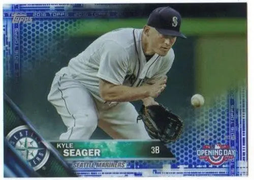 2016 Topps Opening Day Blue Foil #189 Kyle Seager NM-MT Mariners - Baseball Card Single