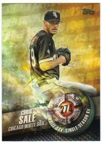 2016 Topps Record Setters #RS-8 Chris Sale NM-MT White Sox - Baseball Card Single