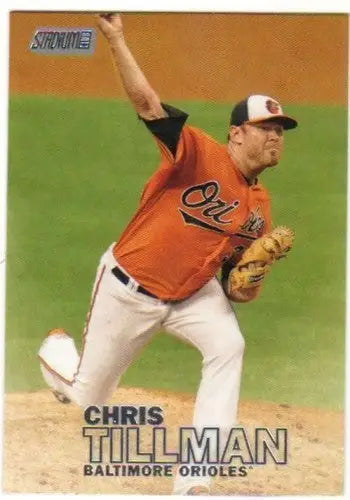 2016 Topps Stadium Club #73 Chris Tillman NM-MT Orioles ID:8800 - Baseball Card Single