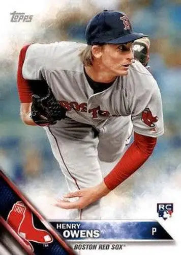 2016 Topps Team Sets Boston Red Sox #BRS-13 Henry Owens NM-MT Red Sox ID:9759 - Baseball Card Single