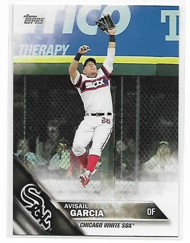Avisail Garcia White Sox baseball card with original gloss from 2016 Topps team set