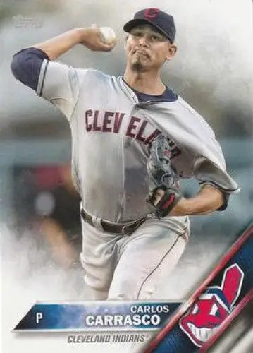2016 Topps Team Sets Cleveland Indians #CI-11 Carlos Carrasco NM-MT Indi ID:5488 - Baseball Card Single