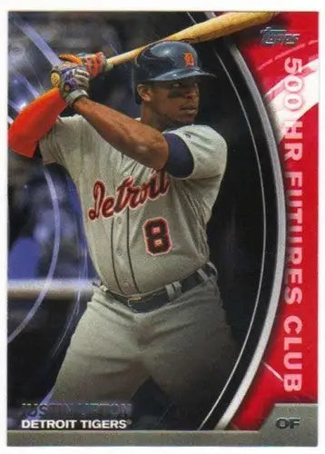 Baseball card of Justin Upton from 2016 Topps Update Home Run Club series