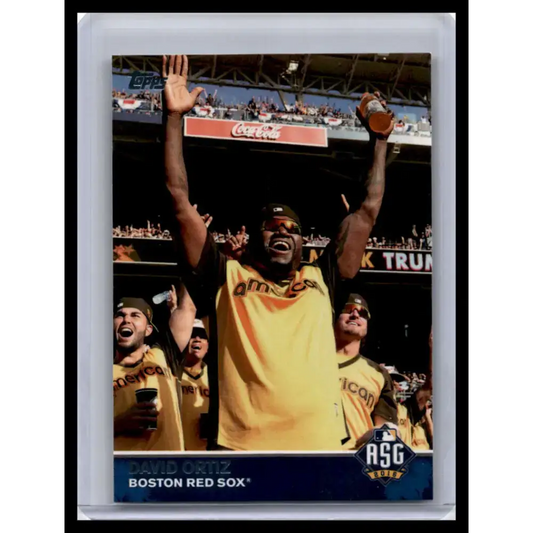 2016 Topps Update #MLB-11 David Ortiz NM-MT Boston Red Sox Baseball Card - Baseball Card Single