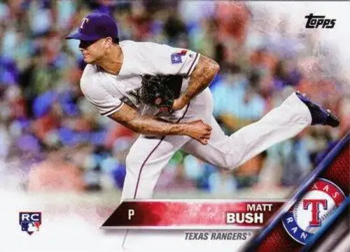 2016 Topps Update Rainbow Foil #US235 Matt Bush NM-MT Rangers ID:12105 - Baseball Card Single