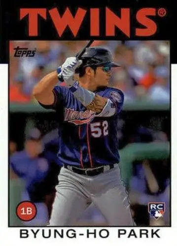 Byung-Ho Park baseball card from 2016 Topps Update Retail Exclusive series